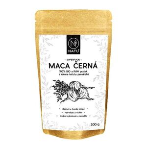 NATU Maca černá BIO prášek 200 g obraz