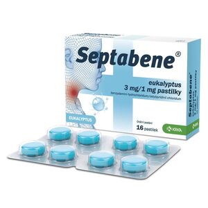 Septabene eukalyptus 3 mg/1 mg 16 pastilek obraz