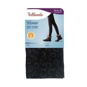 Bellinda Winter 100 DEN vel. 40 dámské teplé punčochové kalhoty hot print obraz