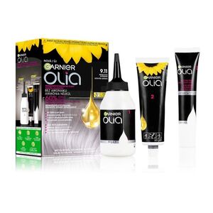 Garnier Olia 9.11 Metalická stříbrná permanentní barva na vlasy obraz