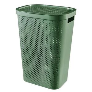 Curver Koš na prádlo Infinity Dots 60L zelený obraz