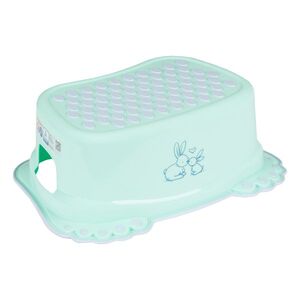 Tega Baby Stolička, schůdek s protiskluzovou funkcí, Eco Bunny, mátový obraz