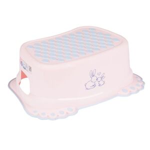 Tega Baby Stolička, schůdek s protiskluzovou funkcí, Eco Bunny, růžový obraz
