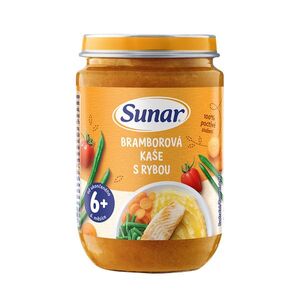 Sunar Příkrm bramborová kaše s rybou 6m+ 190 g obraz