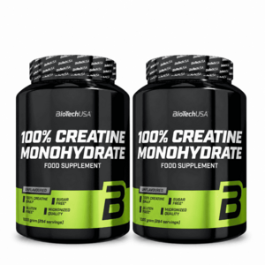 BioTech USA 100% Creatine Monohydrate, neochucený, 2 × 1000 g obraz