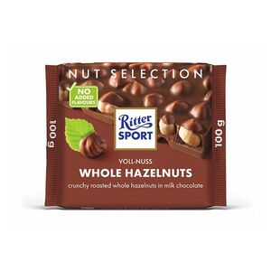 RITTER SPORT Mléčná čokoláda celé ořechy 100 g obraz