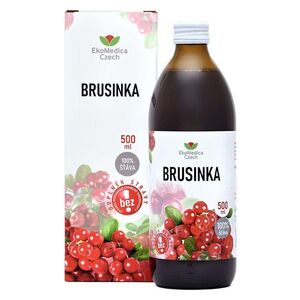 EKOMEDICA Brusinka 100% šťáva 500 ml obraz