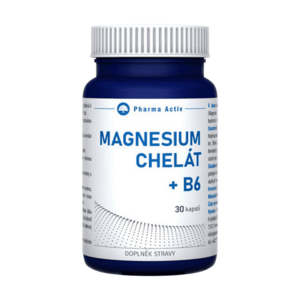 PHARMA ACTIV Magnesium chelát + B6 30 kapslí obraz
