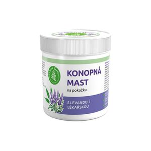 ZELENÁ ZEMĚ Konopná mast s levandulí 100 ml obraz