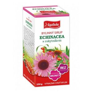 APOTHEKE Bylinný sirup Echinacea s rakytníkem 250 g obraz
