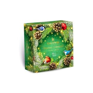 EALDWIN Christmas gourmet collection kolekce zelených čajů 60 sáčků obraz