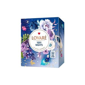 LOVARÉ 1001 Nights černý a zelený čaj 32 sáčků obraz