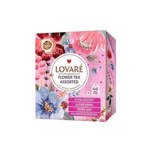 LOVARÉ Flower tea assorted kolekce čajů 32 sáčků obraz