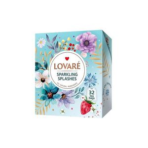 LOVARÉ Sparkling splashes černý a zelený čaj 32 sáčků obraz