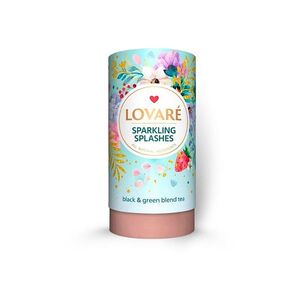 LOVARÉ Sparkling splashes černý a zelený čaj 80 g obraz