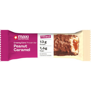 MAXI NUTRITION Creamy core protein bar arašídový karamel 45 g obraz