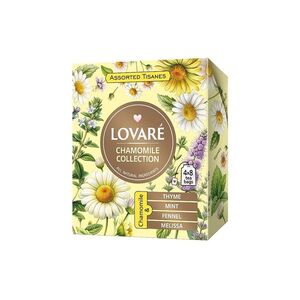 LOVARÉ Chamomile collection kolekce bylinných čajů 32 sáčků obraz