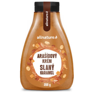 ALLNATURE Arašídový krém slaný karamel 260 g obraz