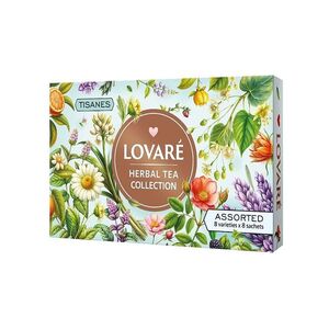 LOVARÉ Herbal tea collection kolekce čajů 64 sáčků obraz
