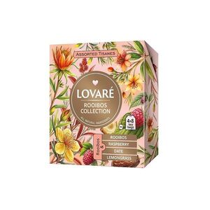 LOVARÉ Rooibos collection kolekce bylinných čajů 32 sáčků obraz