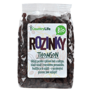 COUNTRY LIFE Rozinky Thomson 500 g BIO obraz