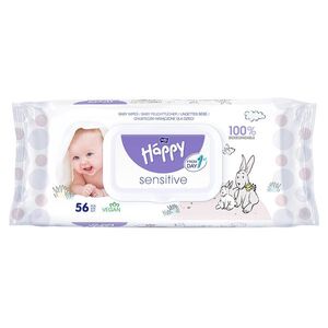 BELLA HAPPY Baby sensitive dětské vlhčené ubrousky 56 kusů obraz