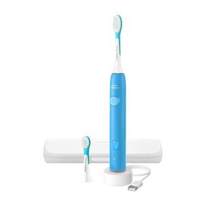 PHILIPS SONICARE For Kids sonický zubní kartáček pro děti HX6600/42 modrý obraz