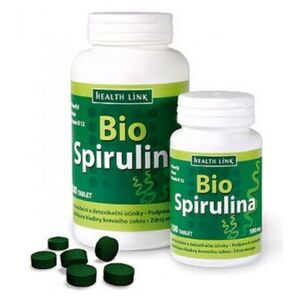 HEALTH LINK BIO Spirulina 500 mg 100 tablet obraz