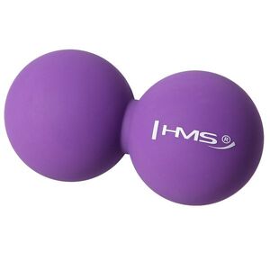 HMS Dvojitý masážní míč BLC02 fialový - Lacrosse Ball obraz