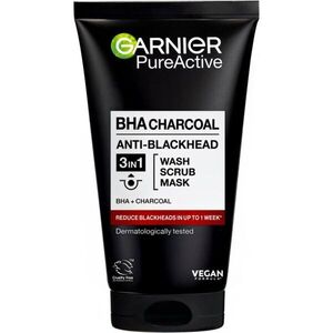 Garnier Pure Active Charcoal čisticí gel 3 v 1 proti černým tečkám 150 ml obraz