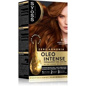 Syoss Oleo Intense permanentní barva na vlasy s olejem odstín 6_78 Teple Mědená 1 ks obraz
