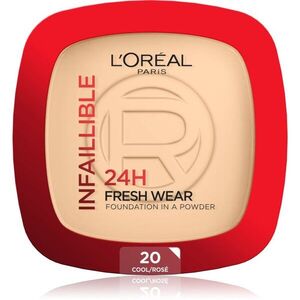 L’Oréal Paris Infaillible Fresh Wear 24h pudrový make-up odstín 20 Cool Rosé 9 g obraz