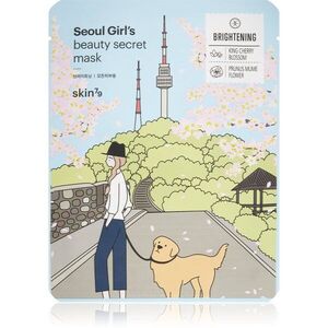 Skin79 Seoul Girl's Beauty Secret plátýnková maska s rozjasňujícím a hydratačním účinkem 20 g obraz