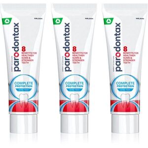 Parodontax Complete Protection Extra Fresh zubní pasta s fluoridem pro zdravé zuby a dásně 3x75 ml obraz