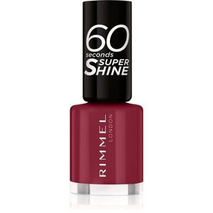 Rimmel 60 Seconds Super Shine lak na nehty odstín 710 Oh My Cherry 8 ml obraz