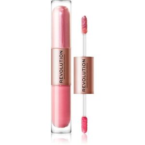 Revolution Double Up tekuté oční stíny 2 v 1 odstín Blissful Pink 2x2.2 ml obraz