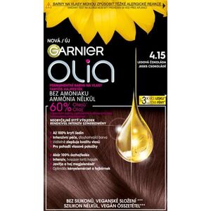 Garnier Olia Big Kit permanentní barva na vlasy odstín 4.15 Iced Chocolate 1 ks obraz