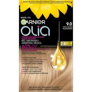 Garnier Olia Big Kit permanentní barva na vlasy odstín 9.0 Light Blond 1 ks obraz