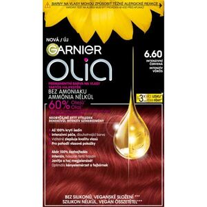 Garnier Olia Big Kit permanentní barva na vlasy odstín 6.60 Intense Red 1 ks obraz