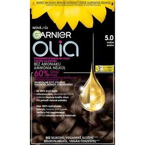 Garnier Olia Big Kit permanentní barva na vlasy odstín 5.0 Brown 1 ks obraz