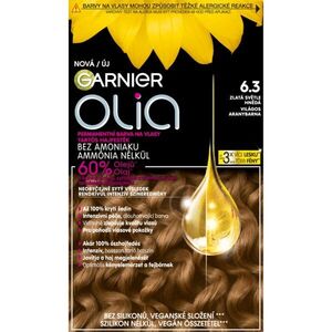 Garnier Olia Big Kit permanentní barva na vlasy odstín 6.3 Gold Light Brown obraz