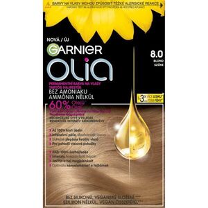 Garnier Olia Big Kit permanentní barva na vlasy odstín 8.0 Blond 1 ks obraz