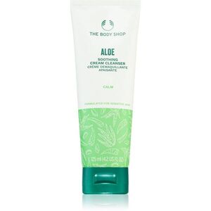 The Body Shop Aloe Soothing Cream Cleanser čisticí mléko pro zklidnění pleti 125 ml obraz