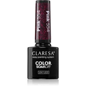 Claresa SoakOff UV/LED Color Warm Feelings gelový lak na nehty odstín Pink 554 5 g obraz