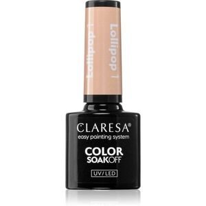 Claresa SoakOff UV/LED Color Lollipop gelový lak na nehty odstín 5 g obraz