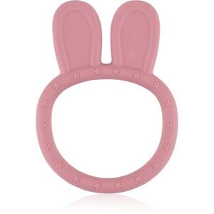 Petite&Mars Silicone teether Bunny 0m+ kousátko Dusty Rose 1 ks obraz