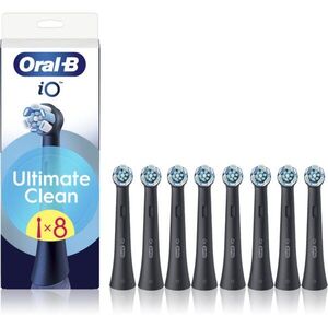 Oral-B iO Ultimate Clean náhradní hlavice pro zubní kartáček Black 8 ks obraz