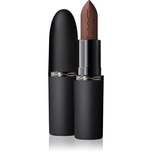 MAC Cosmetics Powder Kiss Hazy Matte matná rtěnka odstín Chestnut 3.5 g obraz