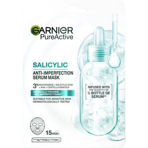 Garnier Pure Active Salicylic plátýnková maska proti nedokonalostem pleti 1 ks obraz