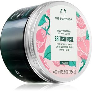 The Body Shop British Rose Body Butter tělové máslo s vůní růží 400 ml obraz